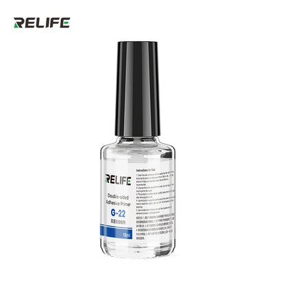 RELIFE G-22 18ml Double-sided Adhesive Primer Built-in Brush Threaded Mouth for Phone Frame Car Plastic Glass Repair