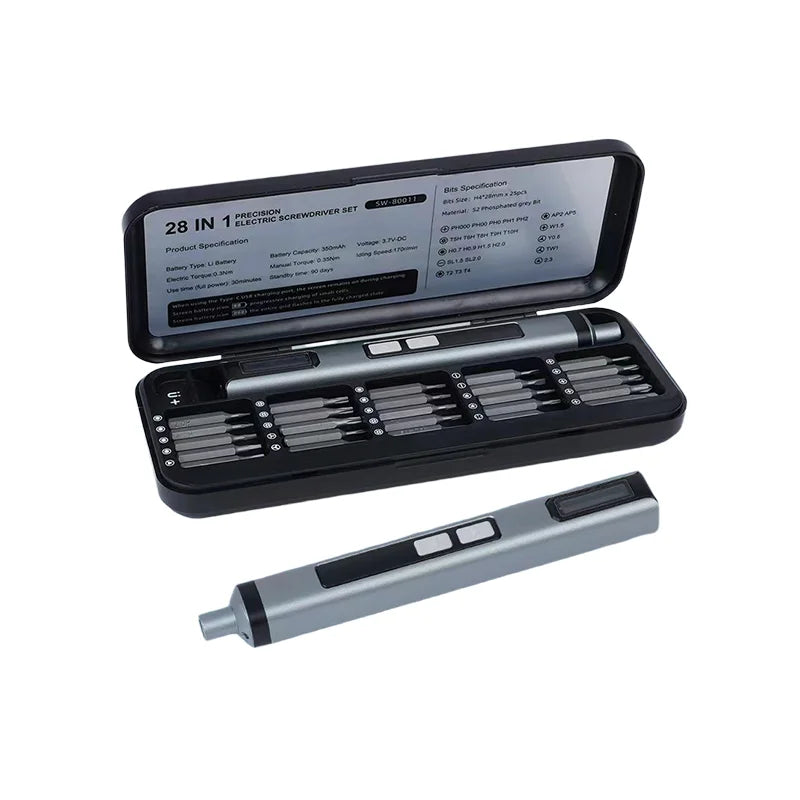NASAN Rechargeable Precision Screwdriver with 25 Bits