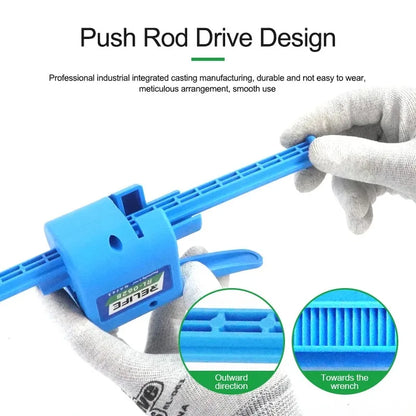 RELIFE 10-60cc Manual Solder Flux Dispenser Universal Welding Oil  Extruder UV Paste Needle Booster Glue Propulsion Syringe Tool