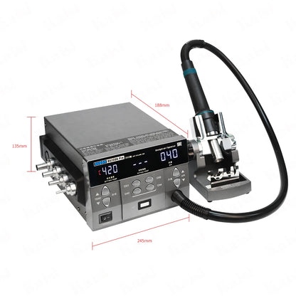 Sugon 8620Dx-pro Professional Straight Air Nozzle Curved Air Nozzle Integrated Professional Welding Rework Station