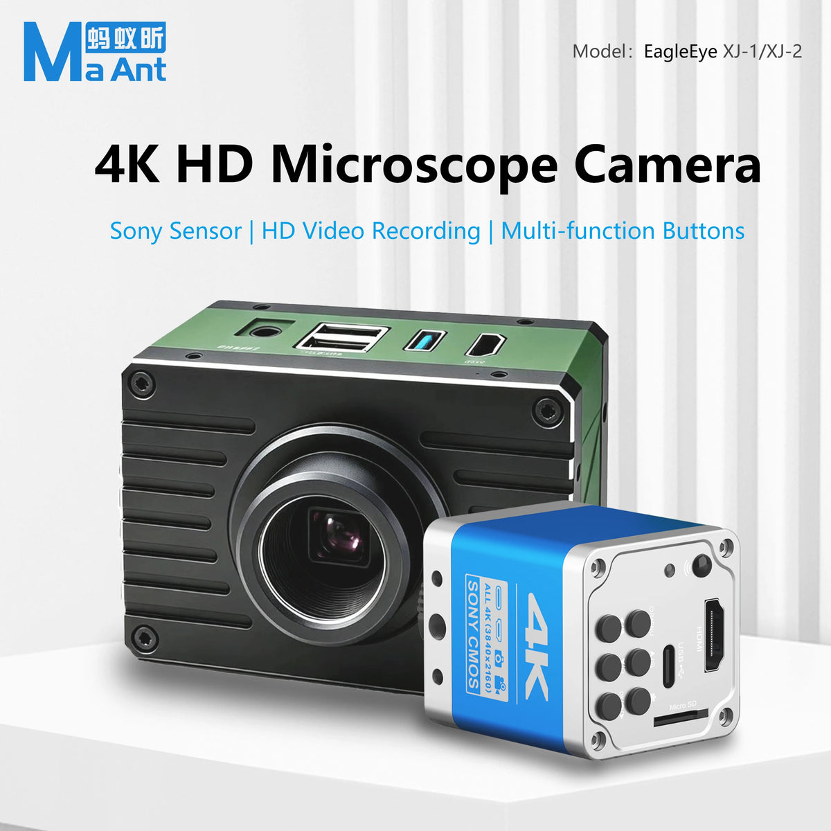 MAANT XJ-1/XJ-2/XJ-3 Microscope Camera Options