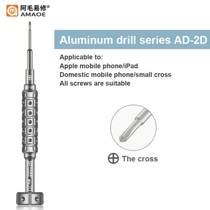Amaoe AD-2D & AD-3D Precision Screwdriver with S2 Steel Bit for Phone Repair