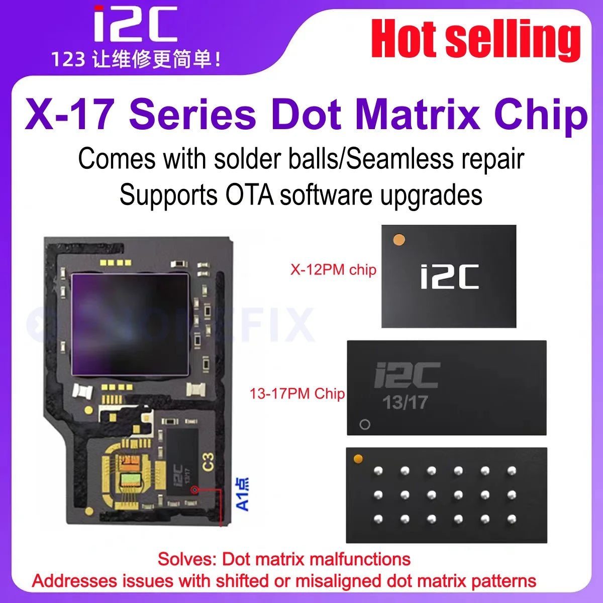I2C Face ID Dot Projector Repair Chips - 10-Piece Options