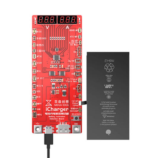 QIANLI MEAGA-IDEA 3.0 ICharger Battery Charge Activation Test Board for IP 5-13ProMax Android Battery Repair Tool