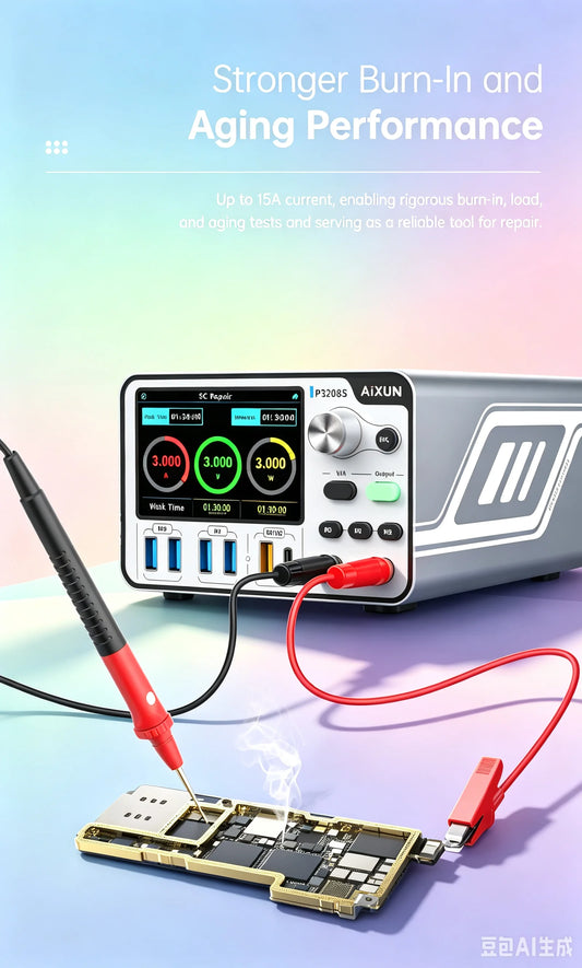 AIXUN P3208 Smart Regulated Power Supply 320W/sUPPORT 6G-14PM Battery ProTools/One Key Booting/electronic Repair Power Supply