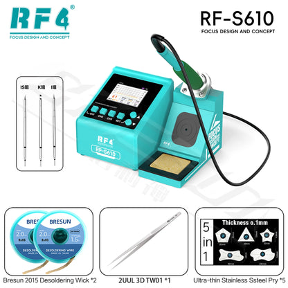 RF4 RF-S610 Soldering Station and Kit Options
