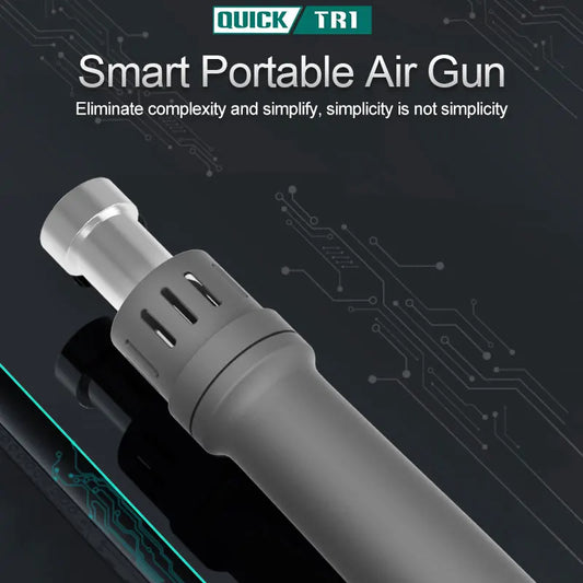QUICK TR1 Smart Hot Air Gun 1000W Even Heating OLED display One-click Cooling Design for PCB BGA SMD Chip Soldering Repair