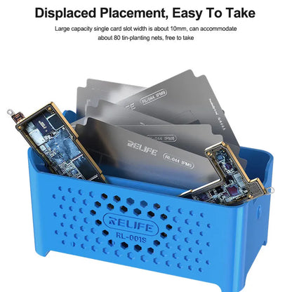 RELIFE RL-001S  Multifunctional Tin Planting Net Storage Box Large Capacity can Hold about 80 Tin Planting Nets Repair Tools