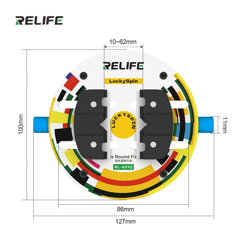 RELIFE RL-601Q Tempered Insulated Glass Fixtures for Repairing and Securing Precision ICs such as Motherboards, CPUs, and Chips