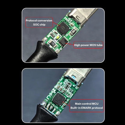 Cable de carga rápida I2C Turbo TU1 65W / TU2 120W, 1,2 m
