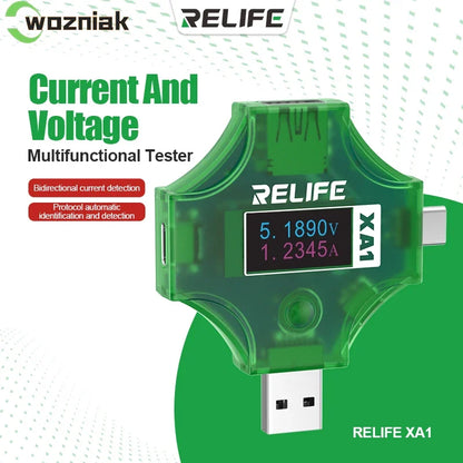 RELIFE XA1 Multifunctional Tester Bidirectional Current Detection Protocol Automatic Identification Fast Charge Detection