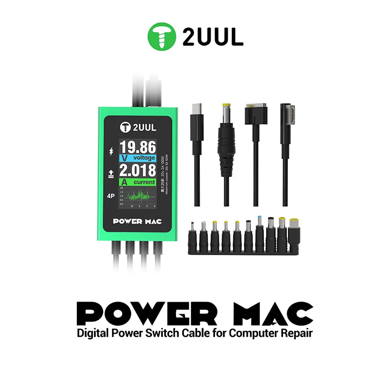 2UUL PW08 Power Mac Digital Power Switch Cable for Computer Repair Power Cable Repair Testing Tools Motherboard Repair