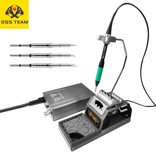 Estación de soldadura profesional de precisión OSS T245 T210 T115 / 120-450 °C / Estación de soldadura para reparación de teléfonos y soldadura