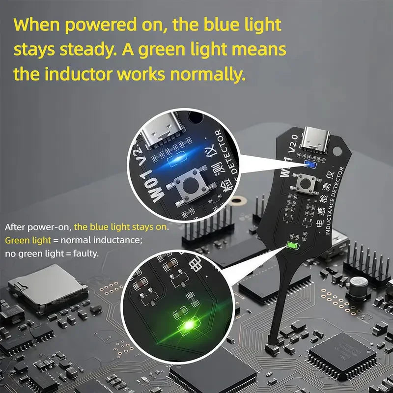 OSS W01 V2.0 Inductance and Coil Tester for Phone Motherboards
