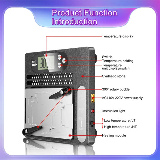 I2C T18 PCB Heating Platform and Motherboard Module Options