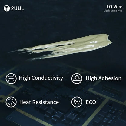 2UUL SC95 Conductive Silver Paste LQ Wire Conductive Silver Paste Flexible Screen Repair Circuit Silver Paste for Phone Repair