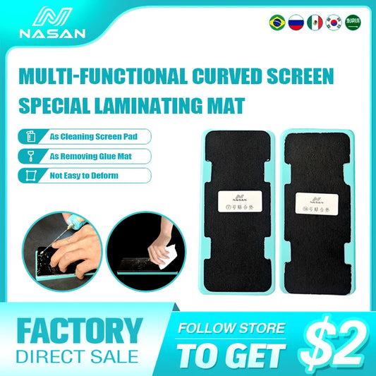 NASAN M8 Curved Screen Laminating Pad Options