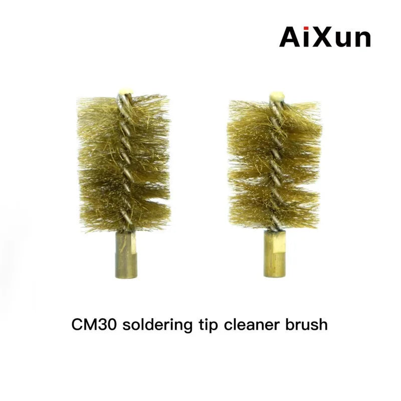 Replacement Copper Cleaning Brushes for AIXUN CM30, 0.01mm, 1 or 2 Pieces