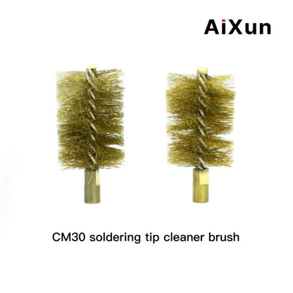 Replacement Copper Cleaning Brushes for AIXUN CM30, 0.01mm, 1 or 2 Pieces