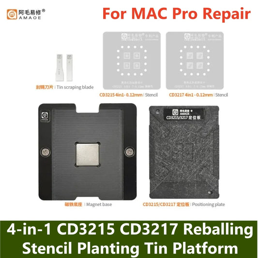 Kit de reballing AMAOE CD3215/CD3217 para MacBook