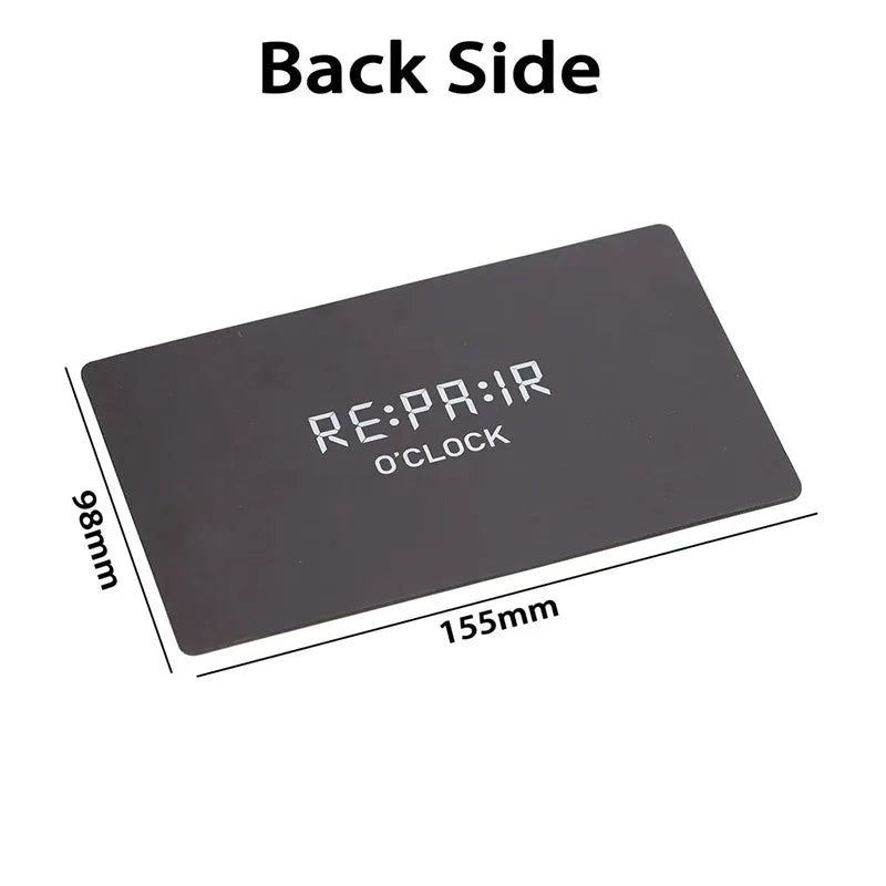 2UUL Repair Oclock ST99 Black Magnetic Work Mat 155Mm*98Mm Multi-Functional Design For Phone Repairs Small Component Handling