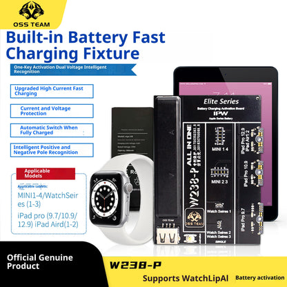 OSS V11 Battery Charging Activation Board Activator tools for iPhone 6-17 Pro Max Series and HW XM SAM Android Phones Repair kit