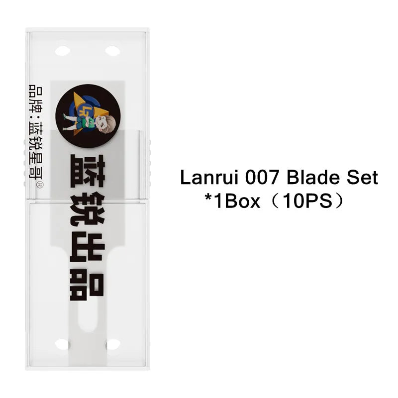 Lanrui 007 10PCS CPU Glue Removing Balde Set for Mobile Phone High Toughness Precision Cutting Knife CPU Repair Glue Shovel