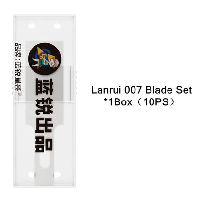 Lanrui 007 10PCS CPU Glue Removing Balde Set for Mobile Phone High Toughness Precision Cutting Knife CPU Repair Glue Shovel