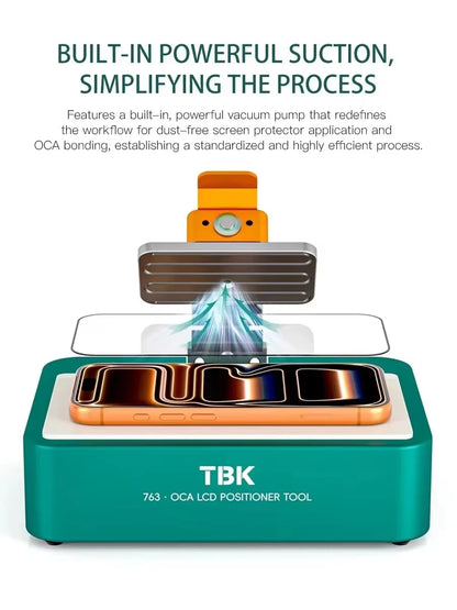 Posicionador de laminación al vacío para LCD y OCA TBK 763