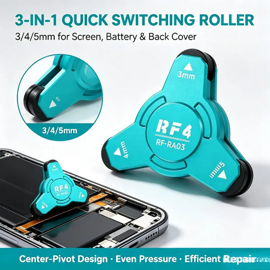 Rodillo de presión para adhesivo de pantalla RF4 RF-RA03 de 3/4/5 mm