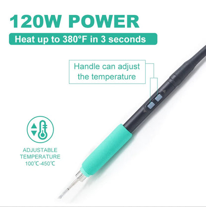 AIFEN A5 Soldering Station Compatible Soldering Iron Tips C210 245 C115 Handle Soldering and Rework Station Electronic Tool