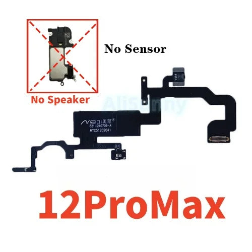 1pcs Top Front Ear Speaker For iPhone 12 Pro Max X XS 11 Earpiece Fix Face ID Sensor Proximity Small Headset Parts