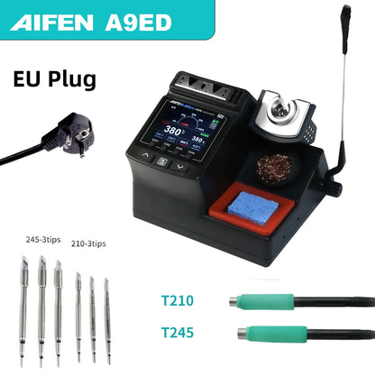 AIFEN A9ED Electronic Soldering Station C210 C245 Solder Iron Handle Welding Rework Tool for DIY And Electronics Rep