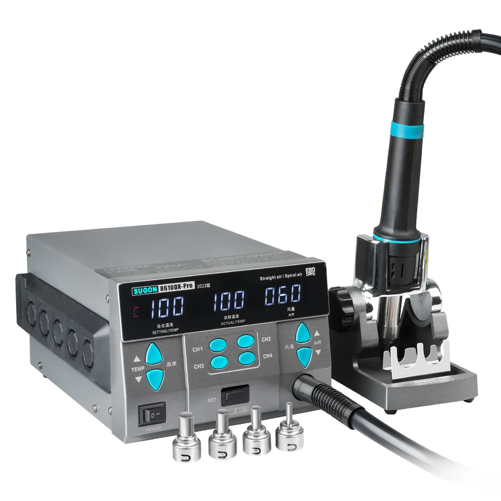 SUGON 8610DX-PRO Desoldering Station Constant Temperature Digital Display Soldering Station 1000w High Mobile Phone Repair