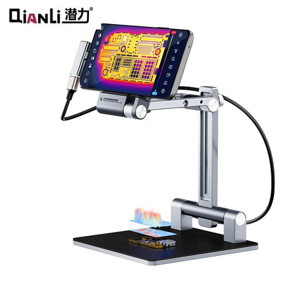 Cámara térmica infrarroja QianLi Fire Eye Pro de resolución 256x192, herramienta de diagnóstico de fallos en PCB para reparación de placas base de teléfonos