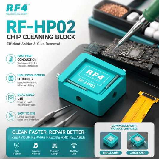 Bloque de limpieza de chips de doble cara RF4 RF-HP02
