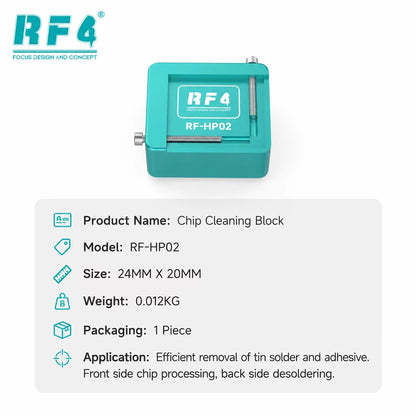 Bloque de limpieza de chips de doble cara RF4 RF-HP02