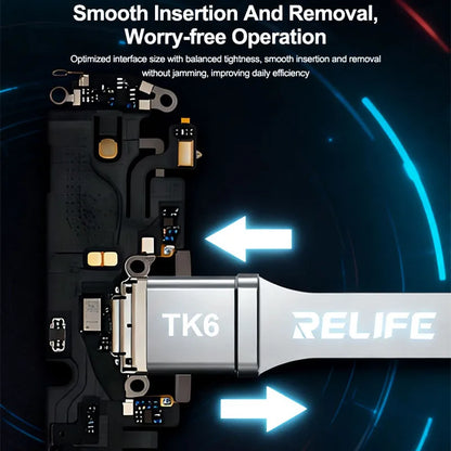 RELIFE TK6 Precisely Fits Type-C Interface Protect The Tail Plug From Damage and High-temperature Resistant Material Tools