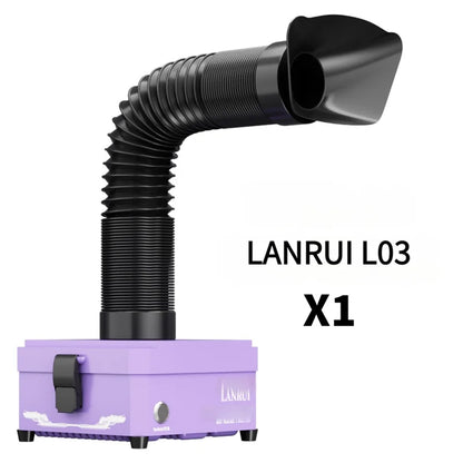 LANRUI L03 Welding Fume Extractor Air Purifier with HEPA Filter for Phone Repair Welding Smoke Dust Purification Instrument