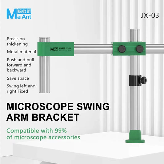 Soporte de brazo ajustable en altura para microscopio MAANT JX-03