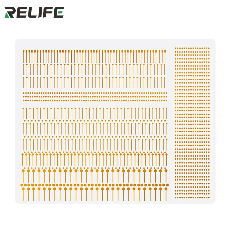 RELIFE RL-007GA Almohadilla de reparación de puntos de soldadura Pieza de soldadura de reparación rápida para teléfono Mantenimiento de cables puente Flywire