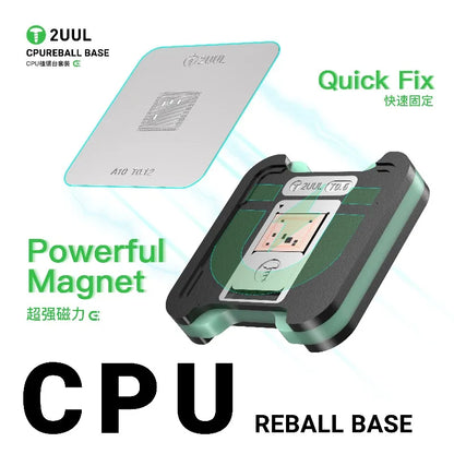 2UUL BH16 Magnetic Dual-Sided NAND Reballing Platform Set for IPhone Android EMMC Qualcomm Hisilicon NAND Flash Chip Repair Tool