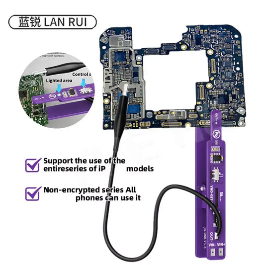 Herramienta universal de detección de fuga de corriente con pin de encendido Lanrui M191, 2 modos para teléfonos Android no cifrados, herramienta de reparación de la serie IP