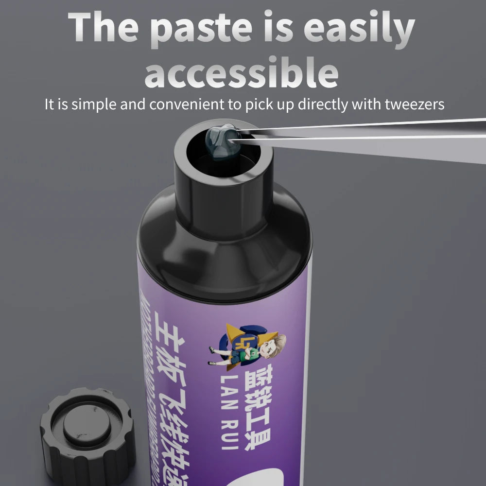 Pasta aislante para PCB de curado UV LANRUI de 10 ml