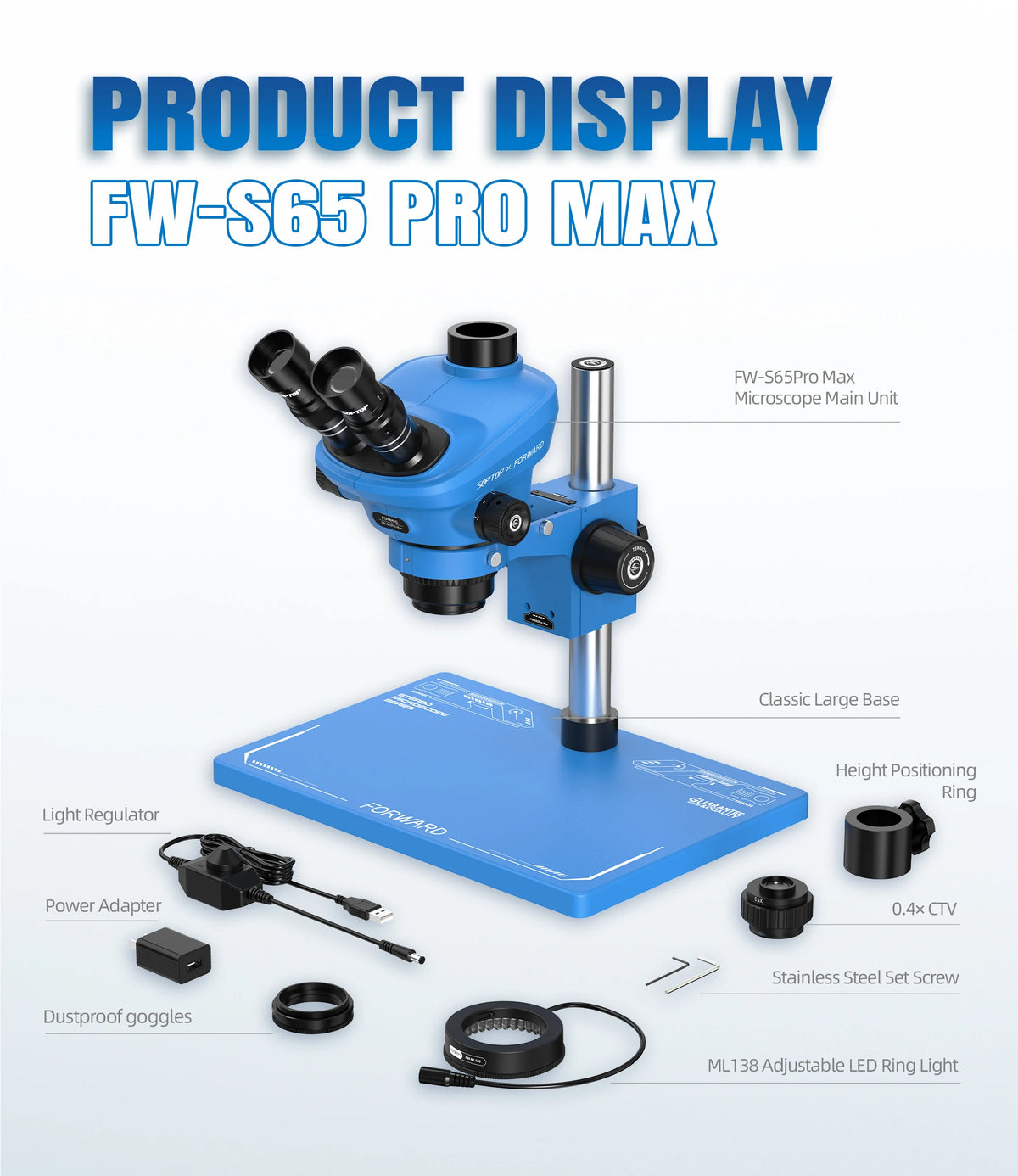 FORWARD SOPTOP FW-S60/FW-S65 Pro Max Microscopes