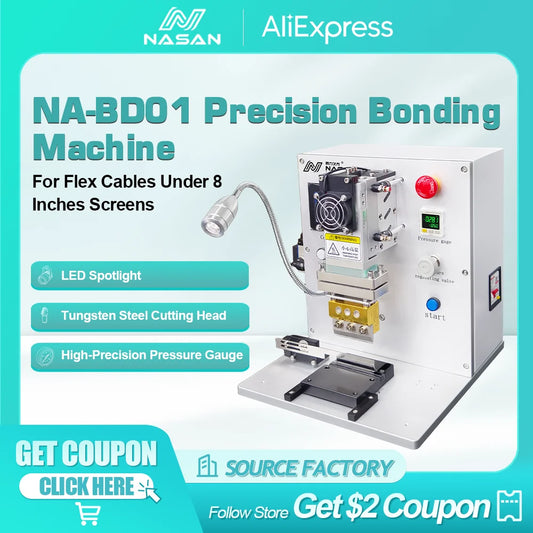 Máquina de unión de cables flexibles LCD Mini NASAN NA-BD01