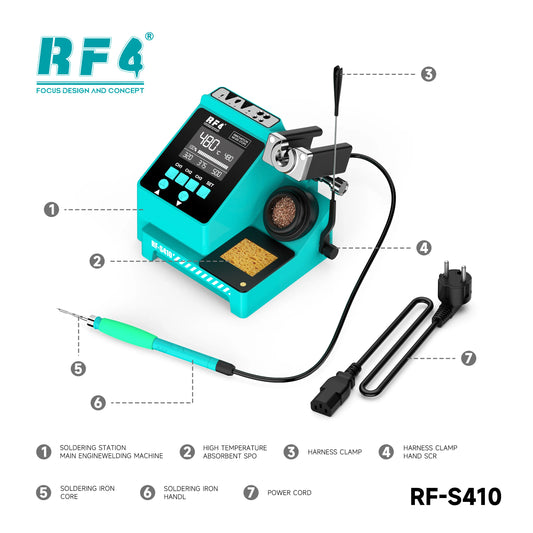 RF4 RF-S410 Temperature-Memory Soldering Station