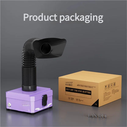 LANRUI L03 Welding Fume Extractor Air Purifier with HEPA Filter for Phone Repair Welding Smoke Dust Purification Instrument