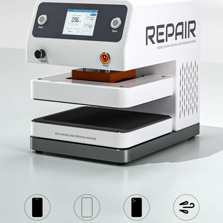Máquina de presión para pantallas y tapas traseras TBK 201P