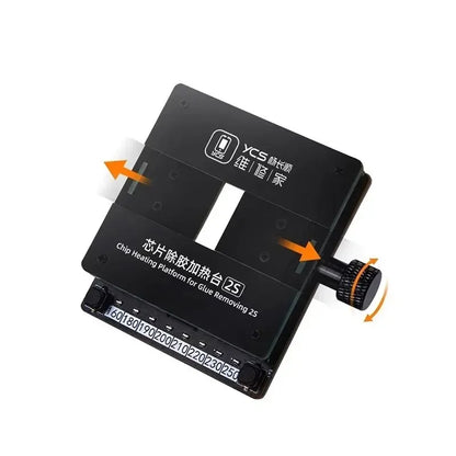 YCS 2S Chip Heating Platform for Glue Removing Phones Chip IC Soldering Plate Heating Table Glue Remove Heating Degumming